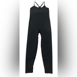 Victoria's Secret PINK Active Black Seamless Workout Bodysuit Size Large